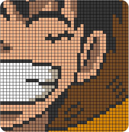 Pixelated Face Art
